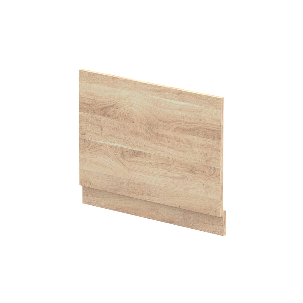 Balterley 750Mm Straight Bath End Panel And Plinth - Bleached Oak