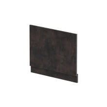 700mm Edge/Power Straight End Bath Panel & Plinth - Textured Matt Metallic Slate