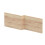 Balterley 1700mm Square L-Shape Shower Bath Front Panel - Bleached Oak 1