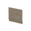 Balterley 700mm Bath MFC End Panel & Plinth - Woodgrain Solace Oak 1