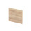 Balterley 700mm Square L-Shape Shower Bath End Panel - Bleached Oak 1