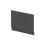 Balterley 800mm Edge/Power Straight End Bath Panel & Plinth - Textured Woodgrain Graphite Grey 1