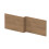 Balterley 1700mm Square L-Shape Shower Bath Front Panel - Antique Oak 1