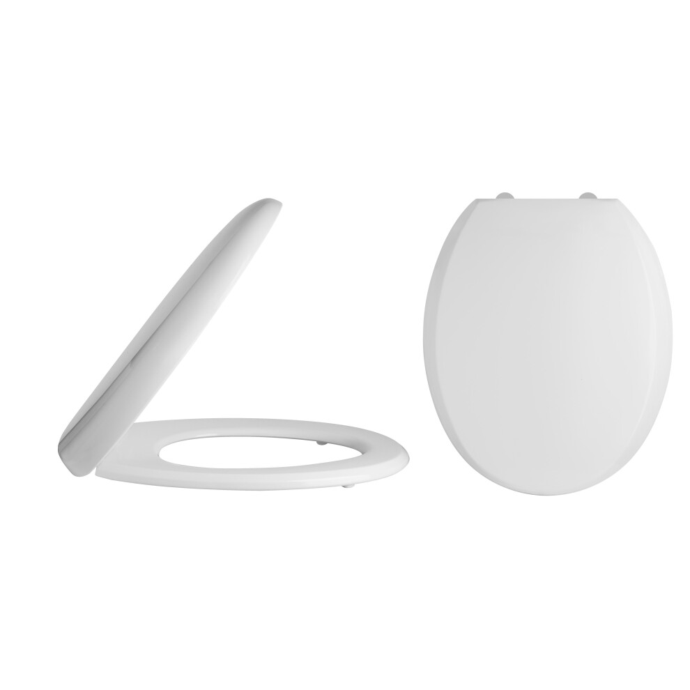 Balterley Luxury Round Top Fix Soft Close - White