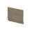 Balterley 800mm Bath MFC End Panel & Plinth - Woodgrain Solace Oak 1