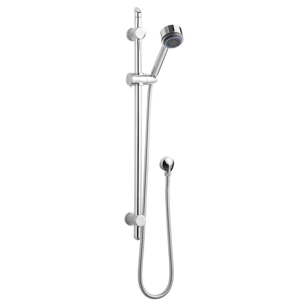 Balterley Slide Rail Shower Kit With Multi Function Head & Outlet Elbow - Chrome