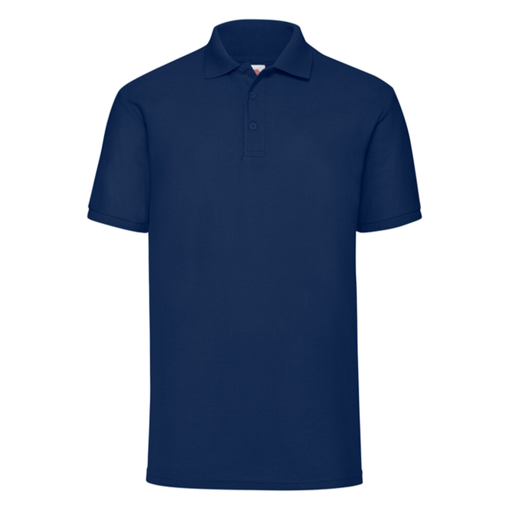 Fruit Of The Loom (4Xl, Navy) Mens 65/35 Pique Polo Shirt Blue,Multicoloured