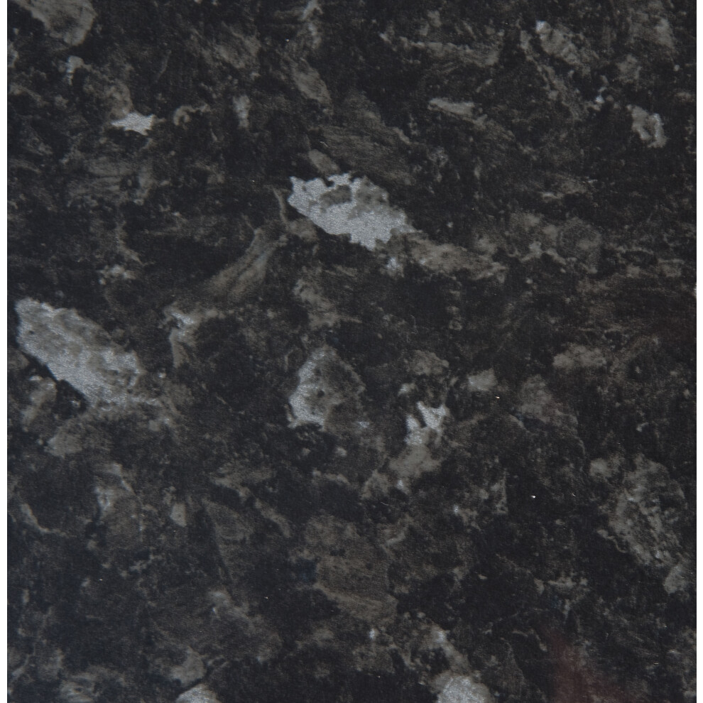 Balterley Slate Gloss Mfc Laminate Kitchen Worktop, W 2000Mm X L 28Mm X D 365Mm, Black