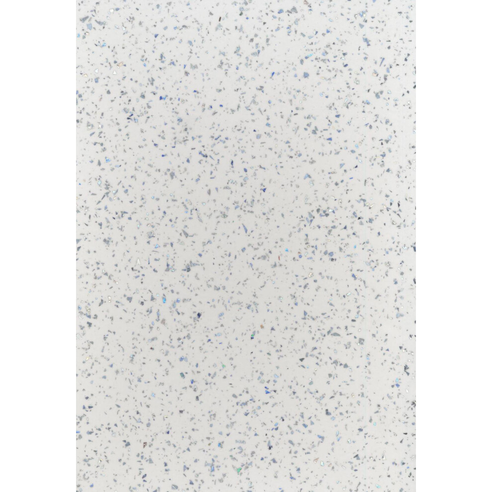 White Sparkle Mfc Laminate Kitchen Worktop, W 2000Mm X L 28Mm X D 365Mm, White 5055275809921