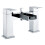 Balterley Modern Bathroom Deck Mounted Square Waterfall Spout Bath Shower Mixer Tap - Chrome 2