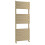 Balterley Ecton Square Flat Towel Radiator 1213mm x 500mm, Brushed Brass 1