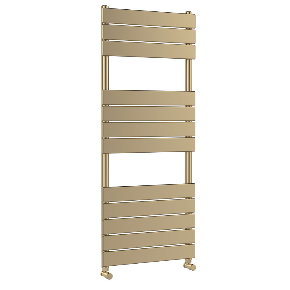 Balterley Ecton Square Flat Towel Radiator 1213Mm X 500Mm, Brushed Brass