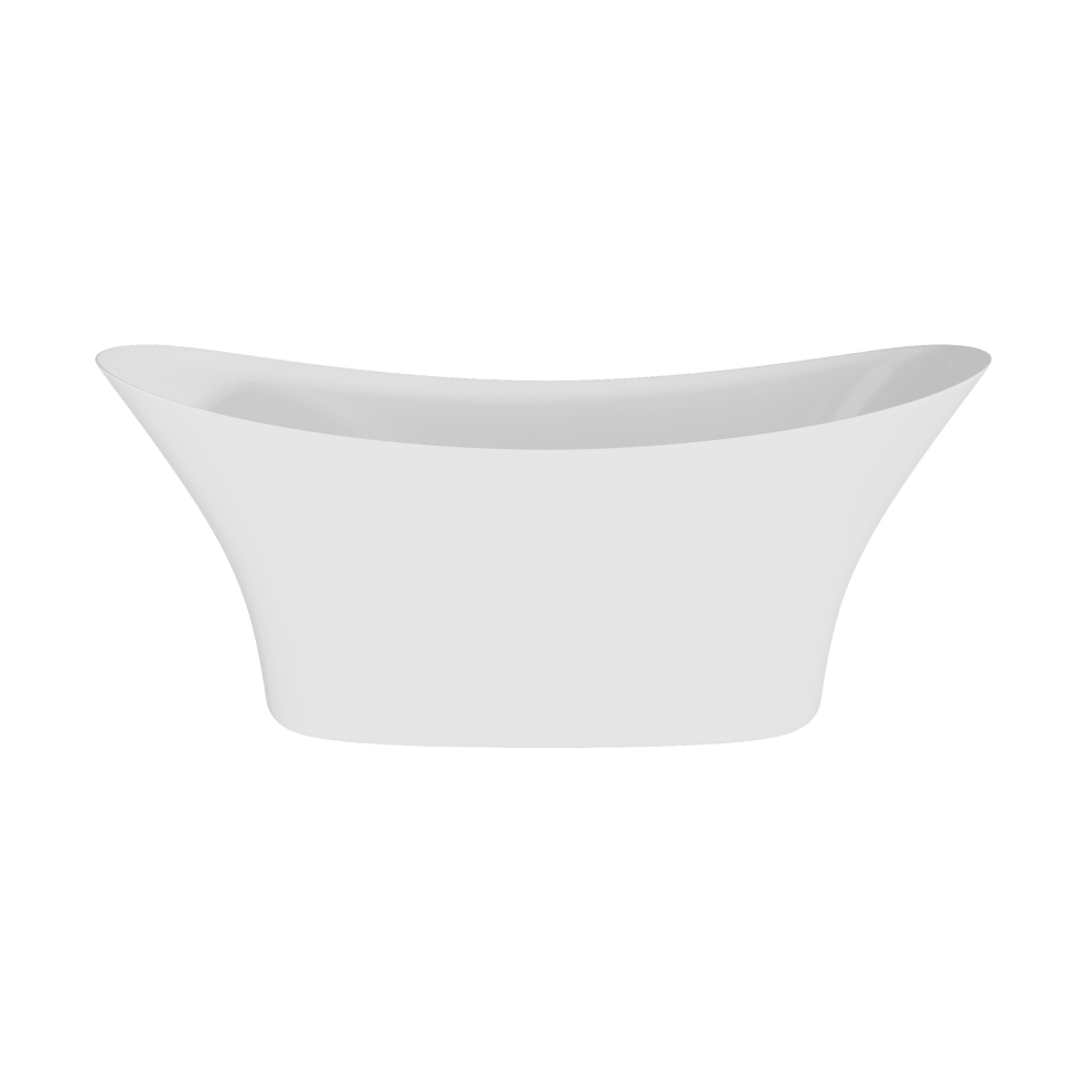 Balterley Contemporary Slipper Freestanding Bath: 1700Mm X 750Mm Modern Single-Ended Acrylic Bath