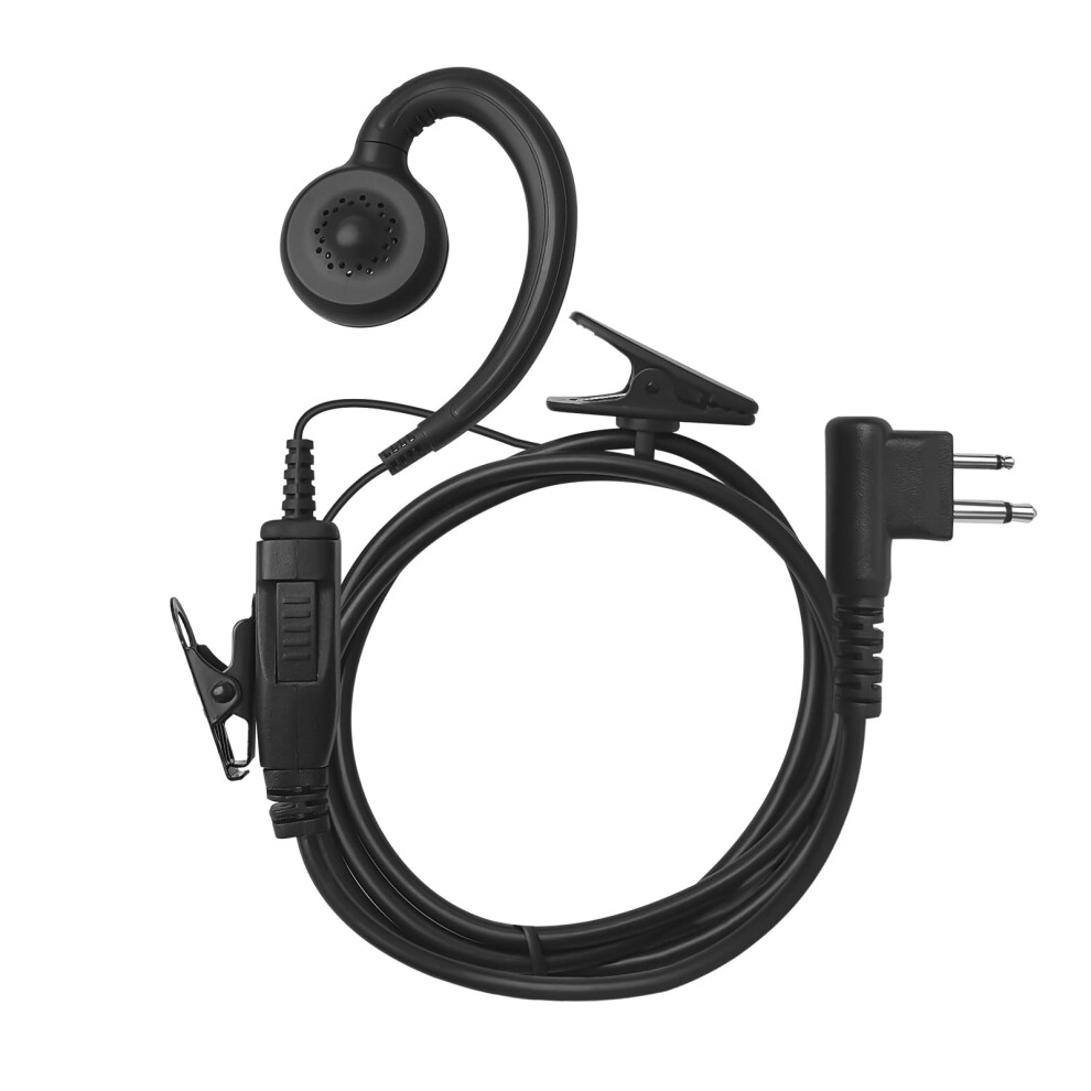 Twoway Radio Earpiece Cshape Swivel Headset With Mic For Motorola Cls Cp200d Rdm2070d 9771547195634