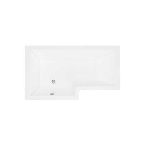 Balterley Contemporary L Shaped Bath & Side Panel Left Hand, 1500 x 850 x 390mm 1