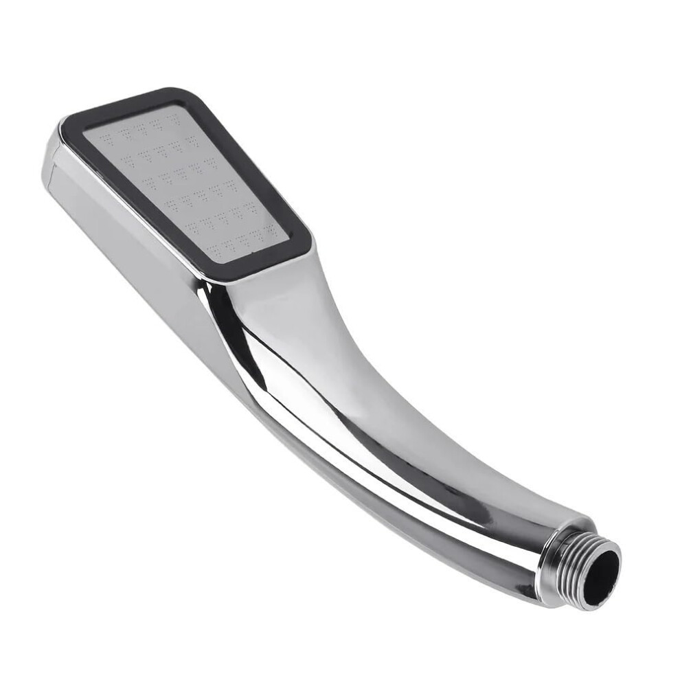 Pressure Rainfall Shower Head Water Saving Square Chrome Nozzle Easy Install Silver 9771547195658