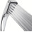 Pressure Rainfall Shower Head Water Saving Square Chrome Nozzle Easy Install Silver 3