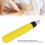 LED Needle Threader with Battery Compact Plastic Design for Sewing Yellow 11