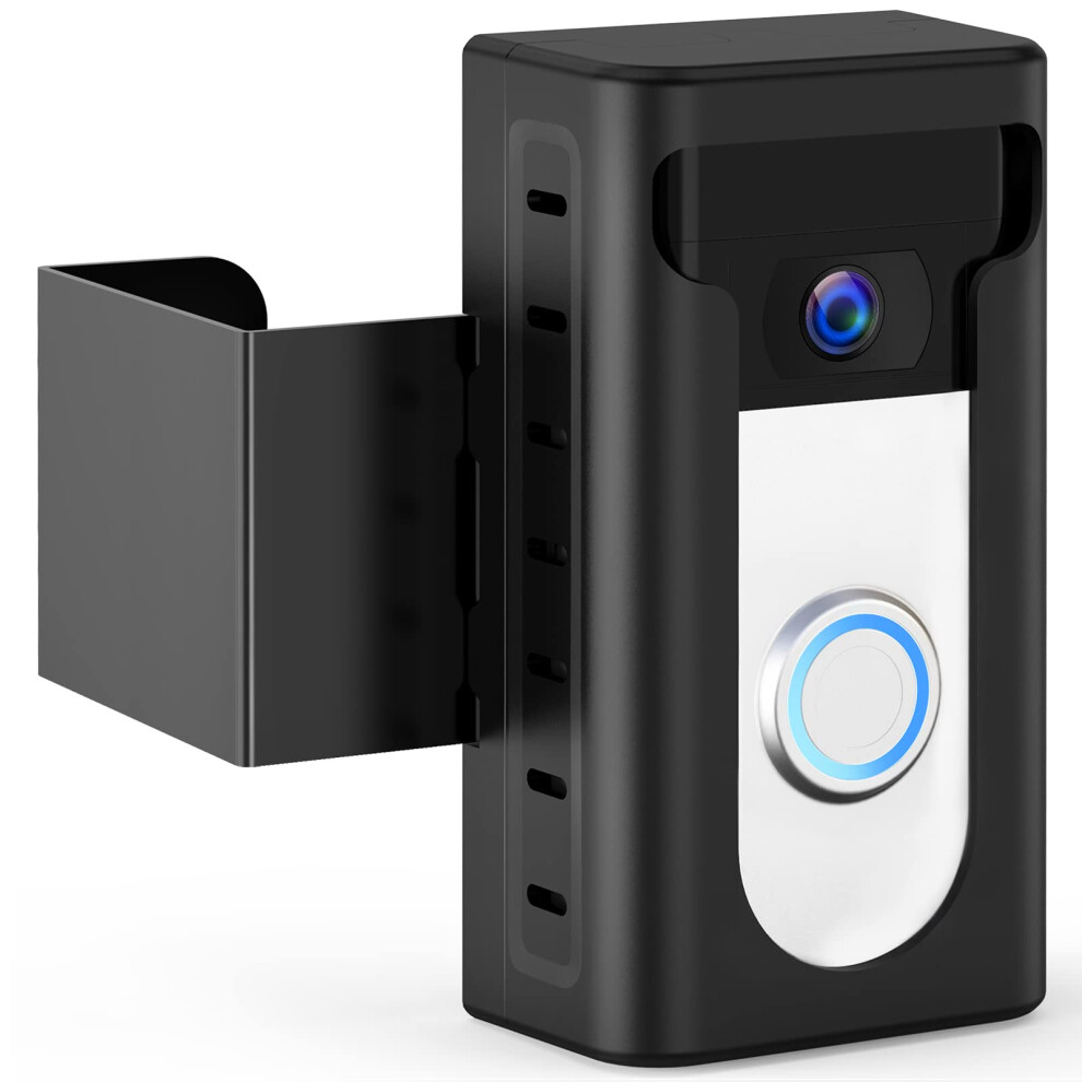Video Doorbell Mount With Enhanced Antitheft Design, Nodrill Adjustable Holder For Apartments 9771547195719