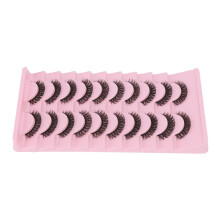 10 Paar DD-Keratin-Wimpern falsche Wimpern Mehrfachpack Erweiterung Weiche Leichte Make-up