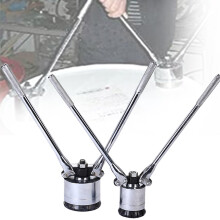 Oil Drum Crimper with Heavy Duty Steel Jaws, 200L Dual Lid Cap Sealing Tool for Industrial Use