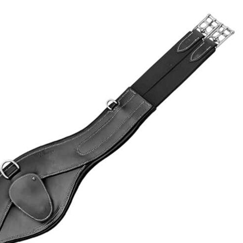 (54in, Black) Whitaker Leather Classic Horse Girth 2