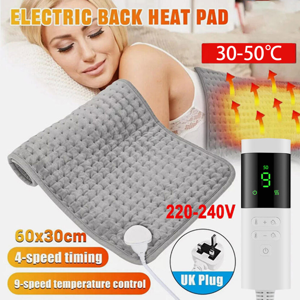 For Muscle Tension Back Neck Pain Relief Therapeutic Electric Back Heat Pad Wrap