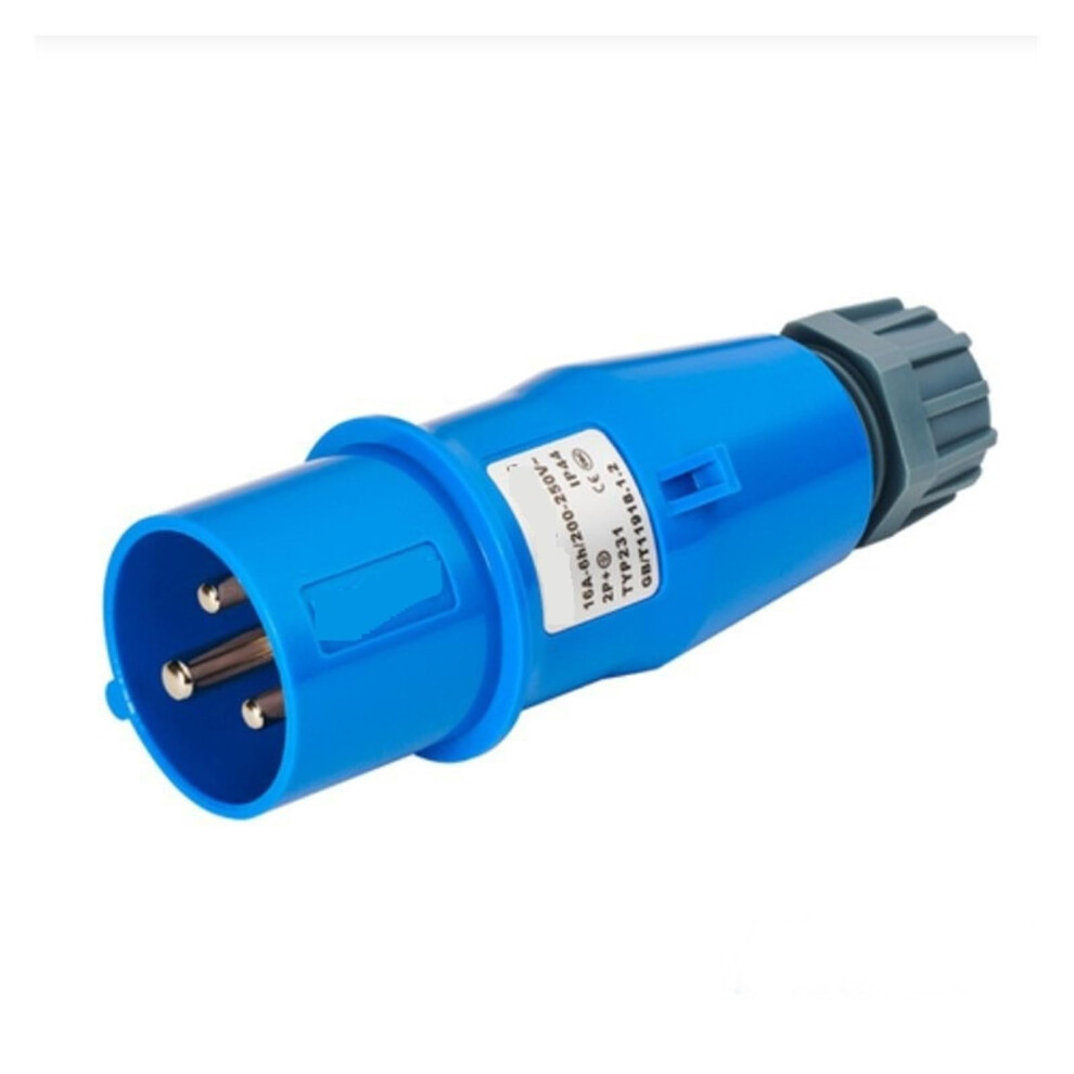 Industrial Power Plug 16A 3Pin 220V Ip44 Waterproof Connector For Secure Electrical Connection 9169991216973