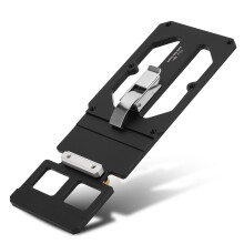 Track Saw Guide Rail Square 90 Precision Cutting Aluminum for Powertec Rails and Right Angle Cuts