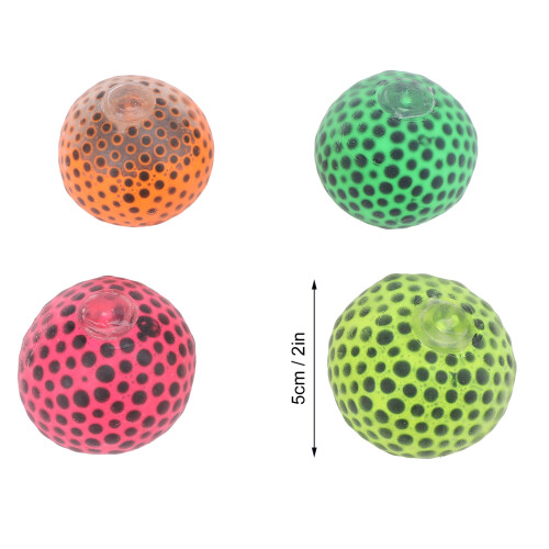 12-pack de bolas sensoriales antiestrés - Variadas de 5x5 cm, TPR 1