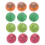 12 Pack Stress Balls Set, 5x5 cm, TPR, Assorted 3