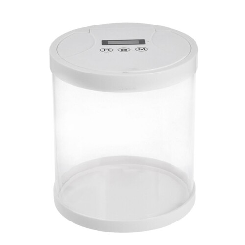 Lock Box Elettronico Timer Lock Container Multi Function  Lock Box Bin per Giocattoli Telefoni Cellulari Senza Batteria Bianca