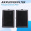 -H128 Replacement Filter Compatible for LEVOIT -H128 Air Purifier, -H128 H13 True HEPA Replacement Filter 2 Pack 2