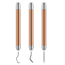 3 Stuks Wiedgereedschap voor Vinyl met LED-Lichtset Pinpen Wiedgereedschap Wiedpen Ambachtelijke Pincet Pingereedschap
