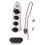 Universal 5 Jazz JB-08 Bass Loaded Control Plate för 4/5-SträNgade Basgitarrdelar 1