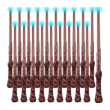 20 Pcs 14.2 Inch Wizard Wand Sound Illuminating Toy Wand for Kids Girls Boys Costume Cosplay Accessory Halloween Party