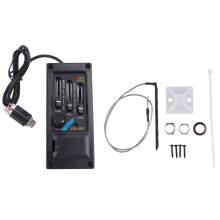 EQ-505 Gitaar Zadel Pickup 3 Bands EQ Equalizer Linkerhand Akoestische Gitaar Voorversterker Systeem Equalizer Piëzo
