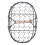 Wooden Handle Metal Retro Basket Portable Multi-Function Vegetable Fruit Egg Groceries Practical Storage Basket Organizer Black 2