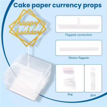 Cake ATM Funny Toy Box Cake Money Props Making Surprise for Birthday Cake Banquet Party Environmentally Friendly Surprising Gift