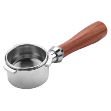 54Mm Kaffee Bodenloser SiebträGer für die Barista Serie mit 1 Tasse Filter Korb Ersatz Espresso Maschine