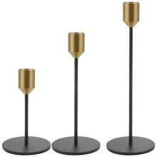Candle Holder,Candlestick Holders, Set of 3 Modern Decor Candle Stands for Taper Candles, Fits 3/4 Inch Thick Candles