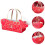 Red Paper Cake Packaging Box Cartoon Cow Biscuit Box Bakery Baking Box Like Gift Box with Chocolate Handle 7