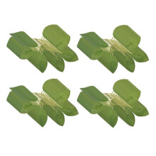 Fake Artificial Leaves for Roses Decorations - 36 Silk Green Roses Flowers Leaf with Realistic Vines Flexible Stems