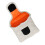 Square PU Putter Headcover White 13