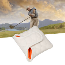 Golf Putter Headcover White PU