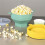 Silicone Microwave Popcorn Bowl Foldable Popcorn Maker Bucket Bowl with Lid Folding Popcorn Kitchen Baking Tool Red 6