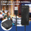 3 Porte USB 2.0 Hub External 7.1Ch Scheda audio Auricolare Microfono Adattatore per PC nero 2