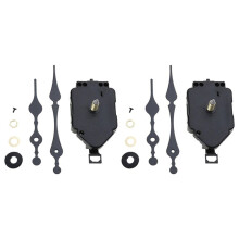 2er-Set DIY Uhrwerk-Kit Oszillierendes Uhrwerk mit Zeigern Quarzuhr Reparaturteile Ersatzteile A