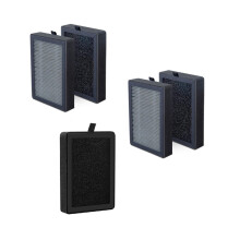 5 Stuks Luchtreiniger Vervanging voor LEVOIT -H128-RF 3-In-1 Pre H13 True HEPA Actieve Koolfilter 3-Traps Filtratie