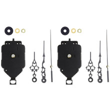 2 Set DIY Clock Movement Kit Oscillating Movement with Hands Quartz Clock Repair Parts Replacement Parts F